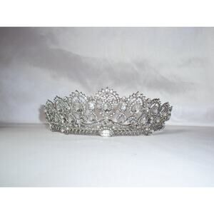 Rhinestone bridal tiara, prom Quenceanera princess party birthday crown, tiara